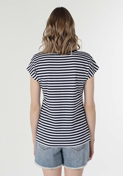 Image de T-shirt À Manches Courtes Blanc Regular Fit  Femme