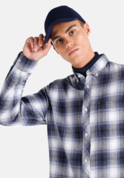 Image de Chemise À Manches Longues Bleu    Homme