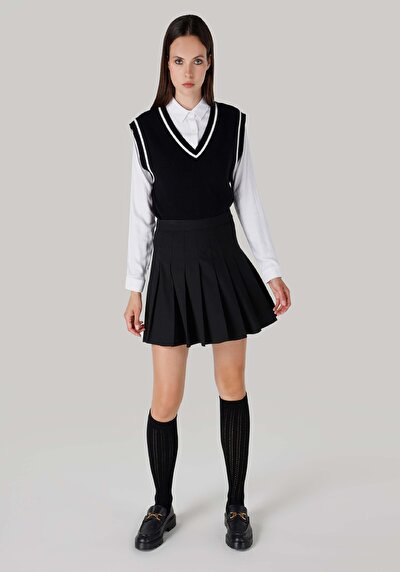 Image de Jupe Noir Mini Skirt    Femme