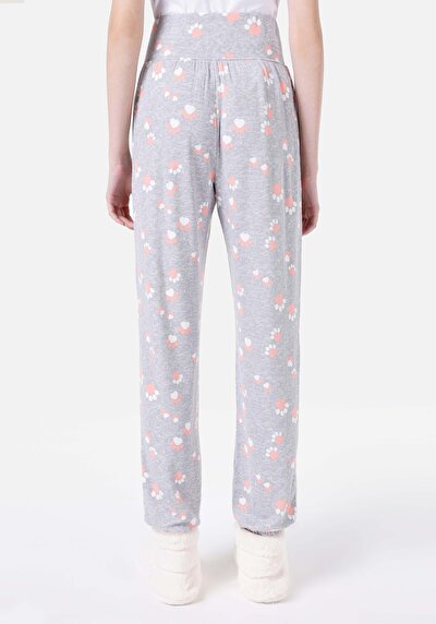 Afficher les détails de Pantalon De Survêtement Gris Regular Fit Femme