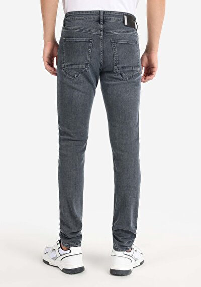 Image de 041 Danny Pantalon Bleu Foncé Slim Leg Low Rise En Slim Fit Homme