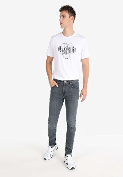 Image de 041 Danny Pantalon Bleu Foncé Slim Leg Low Rise En Slim Fit Homme
