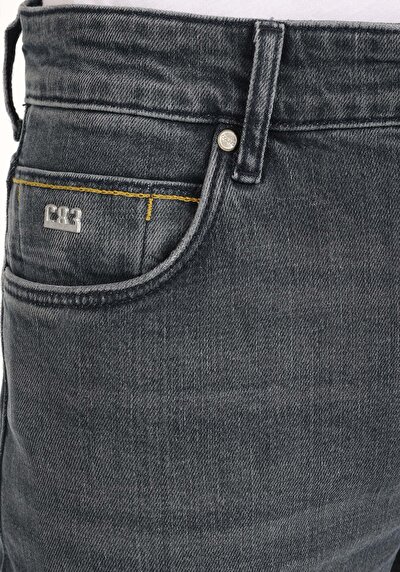 Image de 041 Danny Pantalon Bleu Foncé Slim Leg Low Rise En  Slim Fit Homme