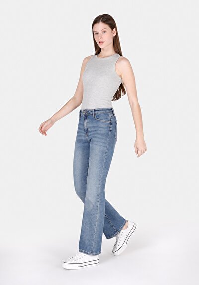 Image de 791 Monica Pantalon En Jean Regular Fit Femme