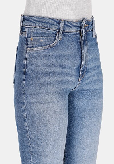 Image de 791 Monica Pantalon    En Jean Regular Fit Femme