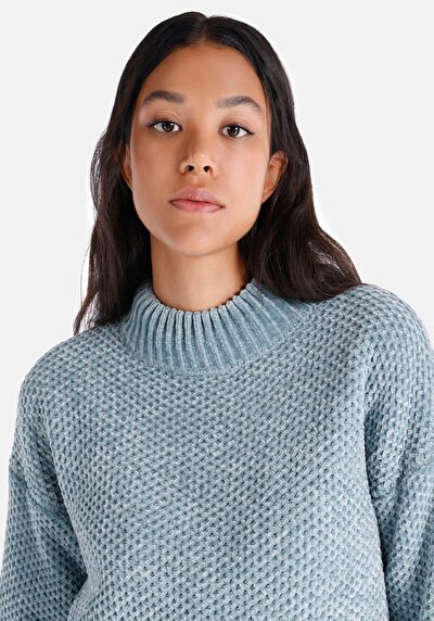 Image de Pull Vert Regular Fit Manches Longues  Femme