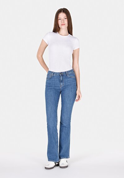 Image de 772 Lonna Pantalon    En Jean Slim Fit Femme