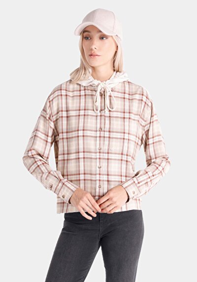 Image de Chemise À Manches Longues Beige Regular Fit Femme