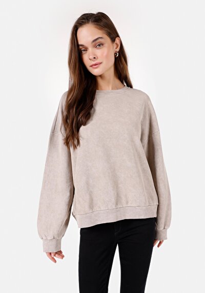 Afficher les détails de Pull-over Beige Comfort Fit  Femme