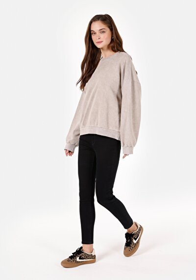 Afficher les détails de Pull-over Beige Comfort Fit  Femme