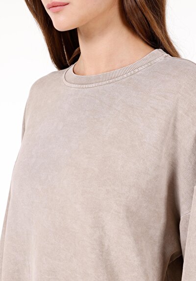 Afficher les détails de Pull-over Beige Comfort Fit  Femme