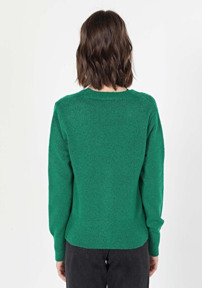 Image de Cardigan Tricot Vert Femme