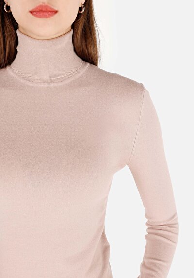 Image de Pull Beige Slim Fit Manches Longues  Femme