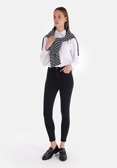 Afficher les détails de 760 Diana Pantalon Denim Skinny  Leg High Rise En Jean Super Skinny Fit Femme