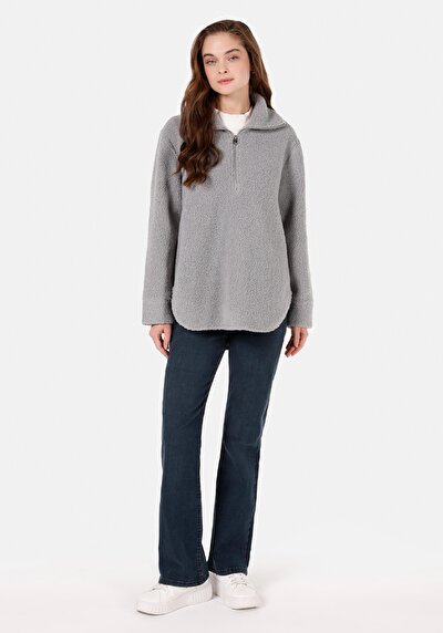 Image de Pull-over Gris Regular Fit  Femme
