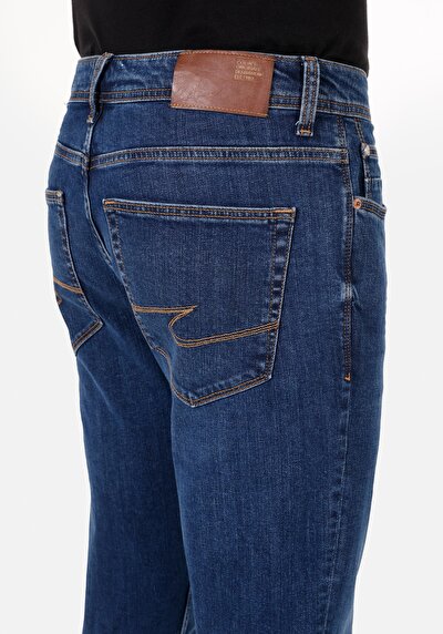 Afficher les détails de 044 Karl Pantalon Bleu   En  Straight Fit Homme