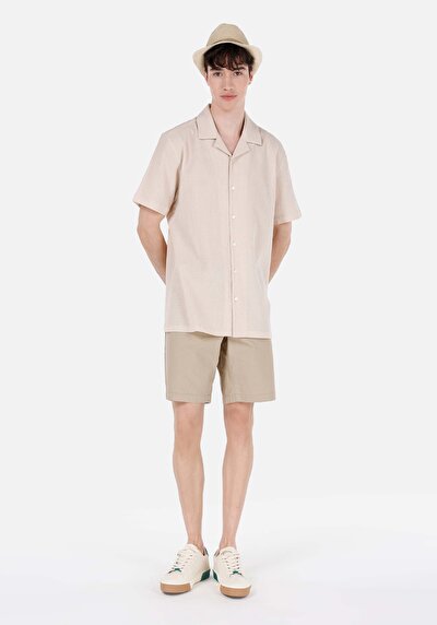Afficher les détails de Short Beige Regular Fit Homme