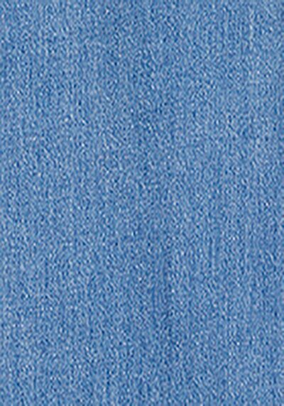 Image de Chemise À Manches Longues Bleu Slim Fit Droit Jean Femme