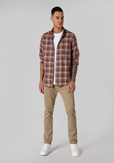 Image de Chemise À Manches Longues Multicolou Regular Fit   Homme