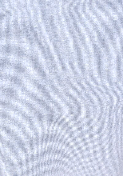 Image de Chemise À Manches Longues Bleu Slim Fit Droit Sergé Homme