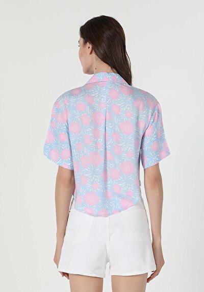 Image de Chemise À Manches Courtes Multicolou Regular Fit Femme