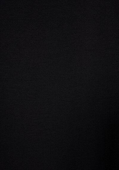Image de Chemise À Manches Longues Noir Relaxed Fit Droit Uni Femme