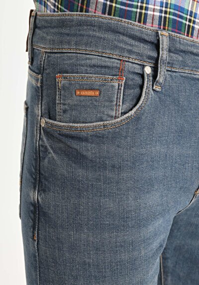 Image de 041 Danny Pantalon Bleu   En  Slim Fit Homme