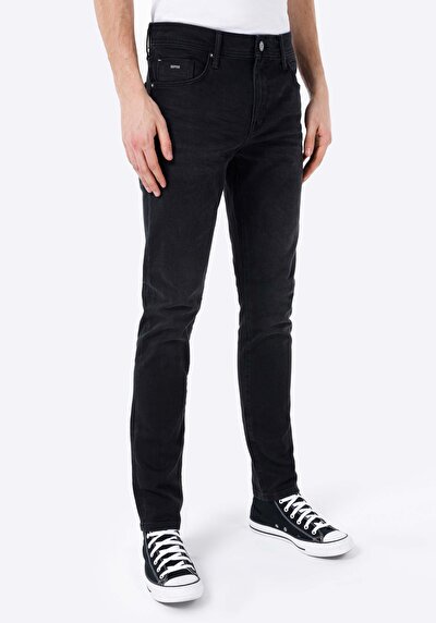 Image de 044 Karl Pantalon Bleu En Straight Fit Homme