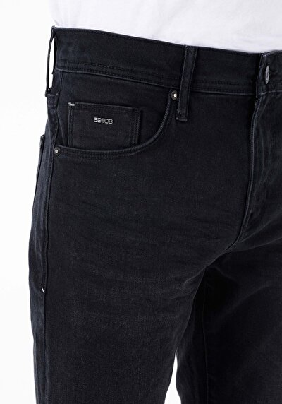 Image de 044 Karl Pantalon Bleu   En  Straight Fit Homme