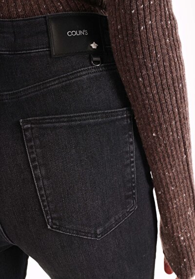 Afficher les détails de 719 Chrisa Pantalon Bleu Bootcut High Rise En  Regular Fit Femme