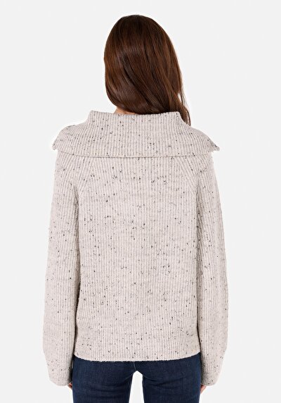 Image de Pull Blanc Regular Fit Manches Longues  Femme