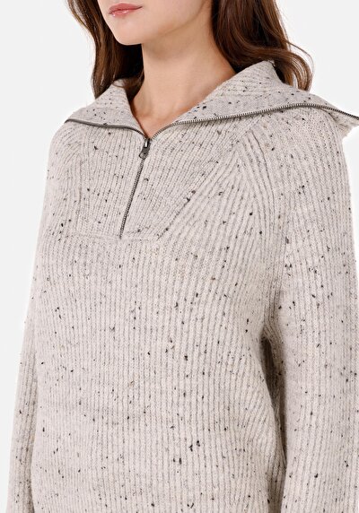 Image de Pull Blanc Regular Fit Manches Longues  Femme