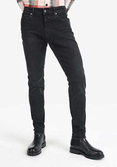 Image de 041 Danny Pantalon Noir En Slim Fit Homme