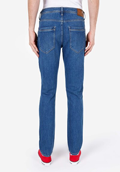 Image de 044 Karl Pantalon Bleu   En  Straight Fit Homme