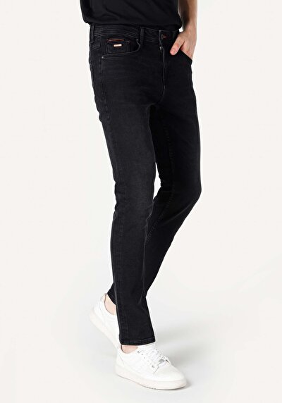 Image de 044 Karl Pantalon Noir En Straight Fit Homme