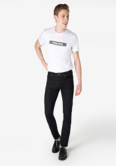 Image de 044 Karl Pantalon Bleu En Straight Fit Homme