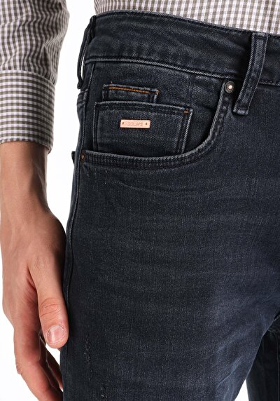 Image de 044 Karl Pantalon Bleu Foncé   En  Straight Fit Homme