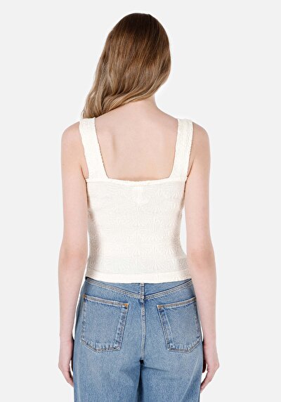 Image de Athlète Ecru Slim Fit Femme