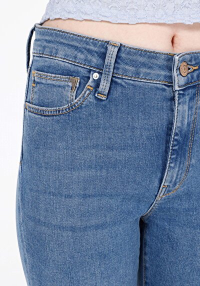 Image de 759 Lara Pantalon Bleu   En  Skinny Fit Femme