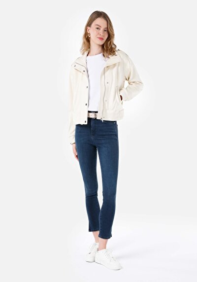 Image de 760 Diana Pantalon Bleu Super Skinny Leg High Rise En Jean Skinny Fit Femme