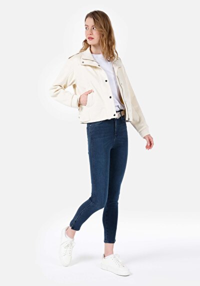 Image de 760 Diana Pantalon Bleu Super Skinny Leg High Rise En Jean Skinny Fit Femme