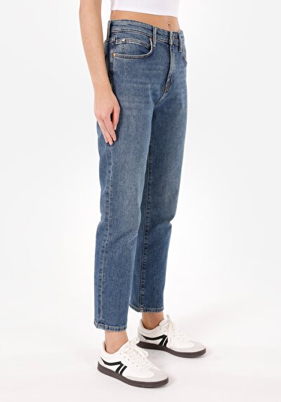 Image de 891 Maya Pantalon Bleu En Slim Fit Femme