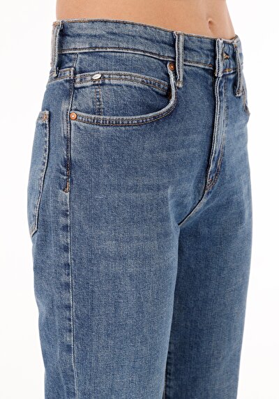 Image de 891 Maya Pantalon Bleu   En  Slim Fit Femme