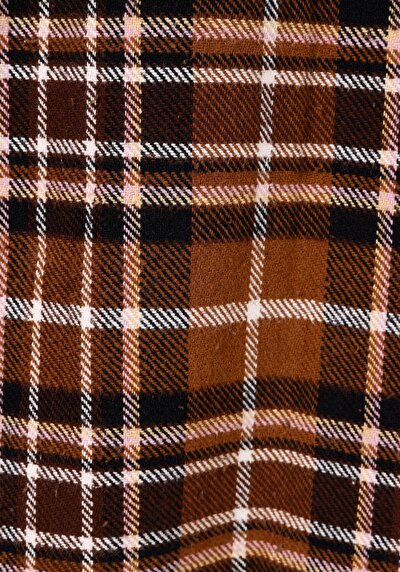 Image de Chemise À Manches Longues  Relaxed Fit Plaid Flanelle Femme