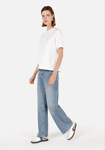 Image de 970 Berry Pantalon Denim En Regular Fit Femme