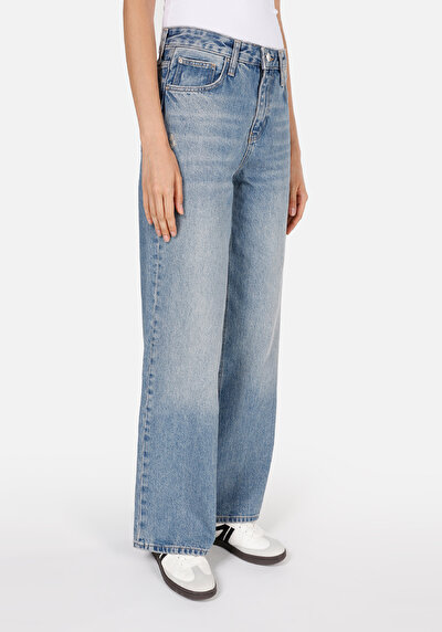 Image de 970 Berry Pantalon Denim En Regular Fit Femme
