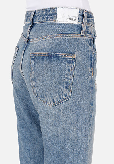 Afficher les détails de 970 Berry Pantalon Denim   En  Regular Fit Femme