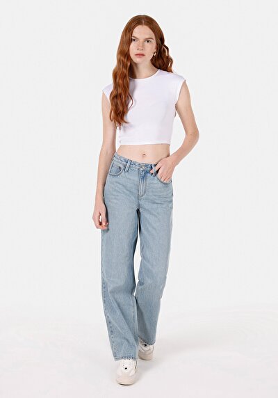 Image de 970 Berry Pantalon Denim En Regular Fit Femme