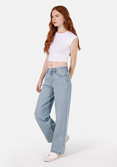 Image de 970 Berry Pantalon Denim En Regular Fit Femme