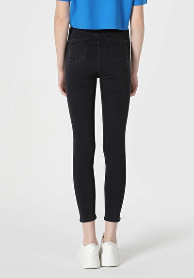 Image de 759 Lara Pantalon Noir En Skinny Fit Femme